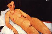 Amedeo Modigliani Nude with Coral Necklace painting